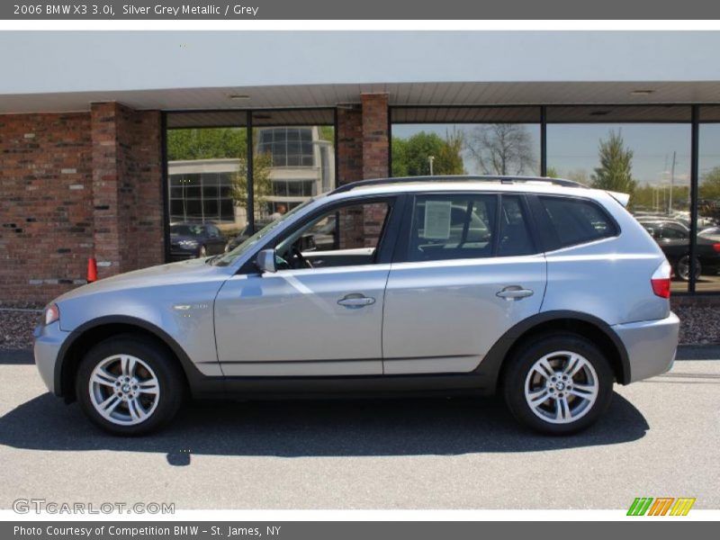 Silver Grey Metallic / Grey 2006 BMW X3 3.0i