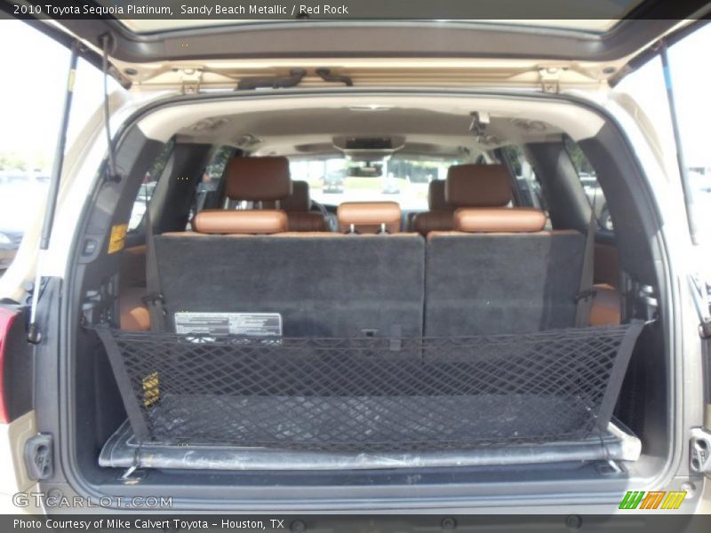 Sandy Beach Metallic / Red Rock 2010 Toyota Sequoia Platinum