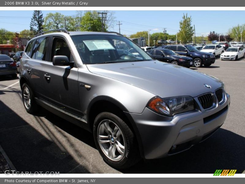 Silver Grey Metallic / Grey 2006 BMW X3 3.0i