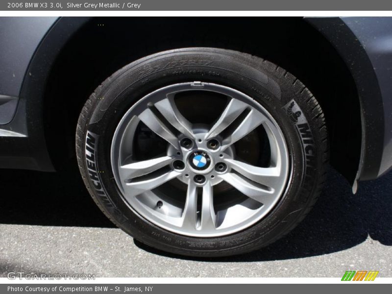 Silver Grey Metallic / Grey 2006 BMW X3 3.0i