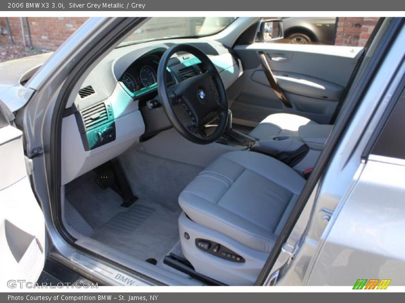 Silver Grey Metallic / Grey 2006 BMW X3 3.0i