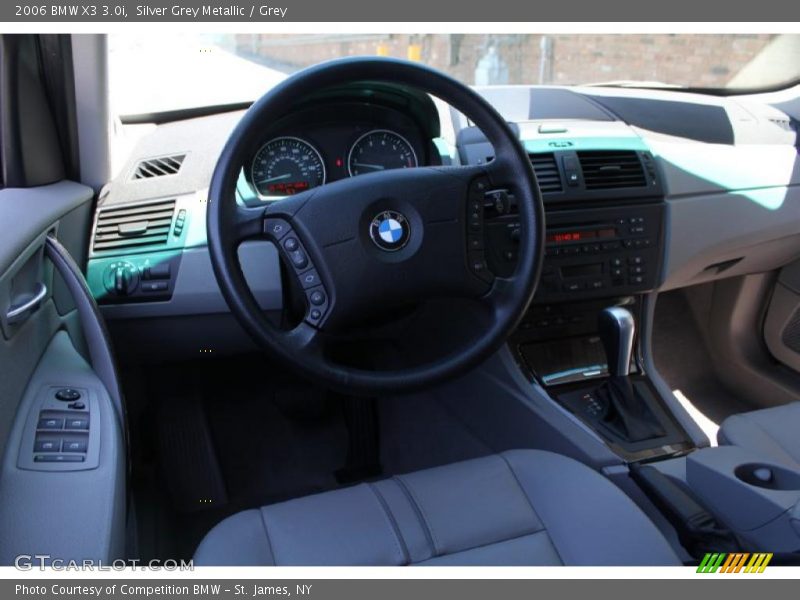 Silver Grey Metallic / Grey 2006 BMW X3 3.0i