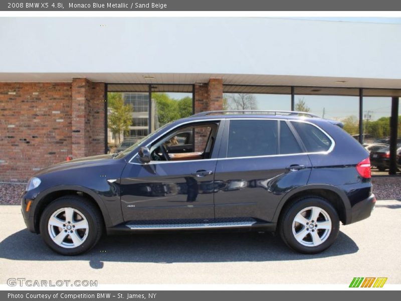 Monaco Blue Metallic / Sand Beige 2008 BMW X5 4.8i