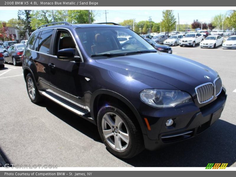 Monaco Blue Metallic / Sand Beige 2008 BMW X5 4.8i