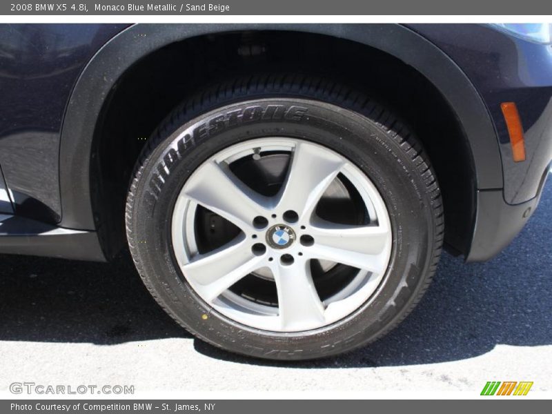 Monaco Blue Metallic / Sand Beige 2008 BMW X5 4.8i