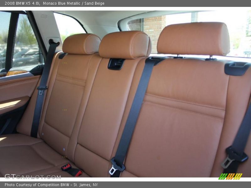 Monaco Blue Metallic / Sand Beige 2008 BMW X5 4.8i