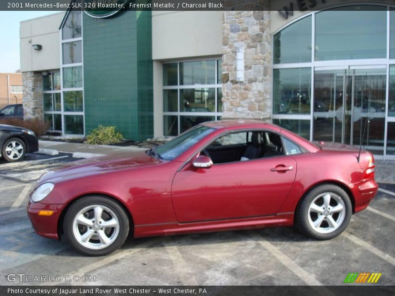 Firemist Metallic / Charcoal Black 2001 Mercedes-Benz SLK 320 Roadster