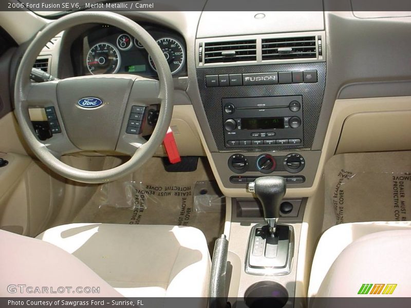 Merlot Metallic / Camel 2006 Ford Fusion SE V6
