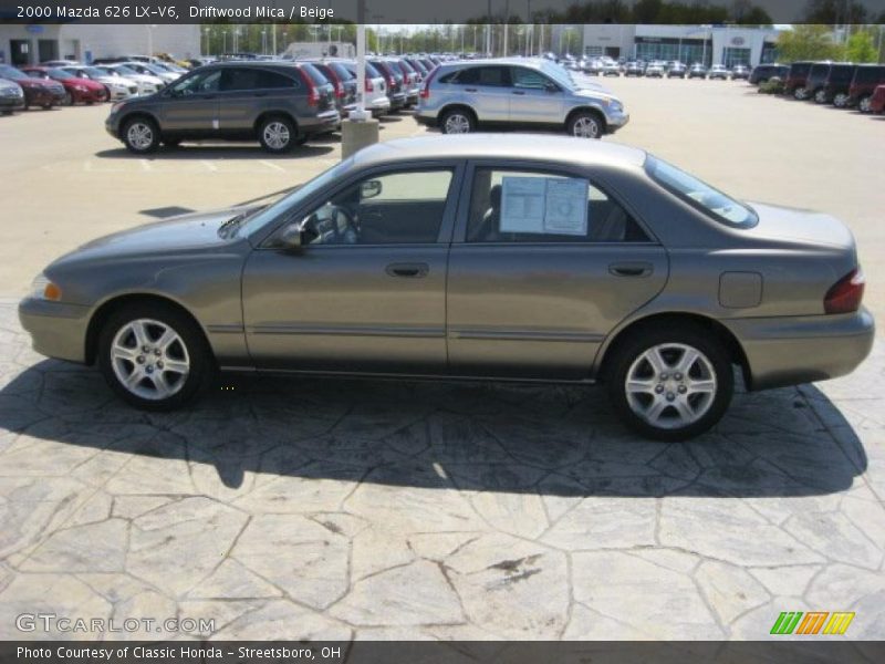 Driftwood Mica / Beige 2000 Mazda 626 LX-V6