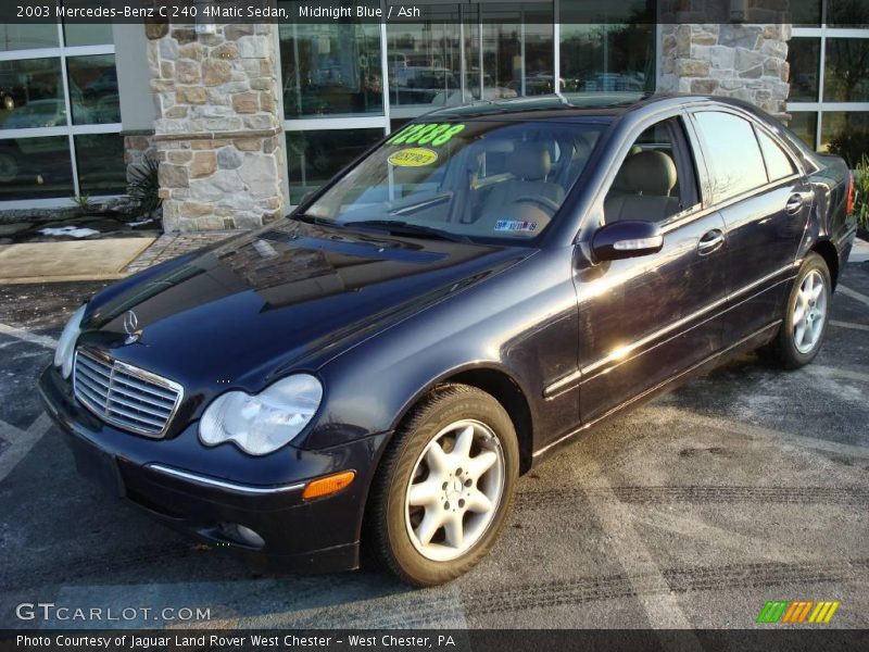 Midnight Blue / Ash 2003 Mercedes-Benz C 240 4Matic Sedan