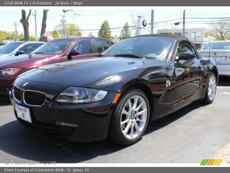 Jet Black / Beige 2008 BMW Z4 3.0i Roadster