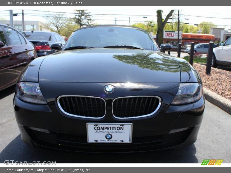 Jet Black / Beige 2008 BMW Z4 3.0i Roadster