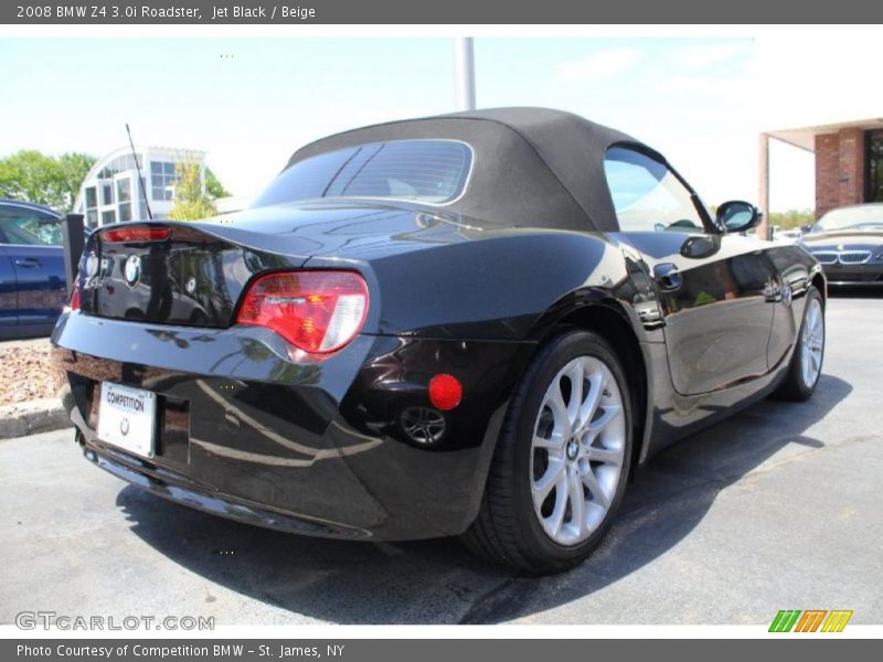 Jet Black / Beige 2008 BMW Z4 3.0i Roadster
