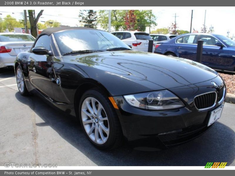 Jet Black / Beige 2008 BMW Z4 3.0i Roadster