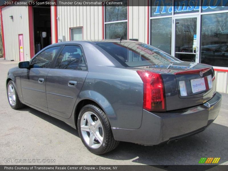Thunder Gray Chromaflair / Cashmere 2007 Cadillac CTS Sport Sedan