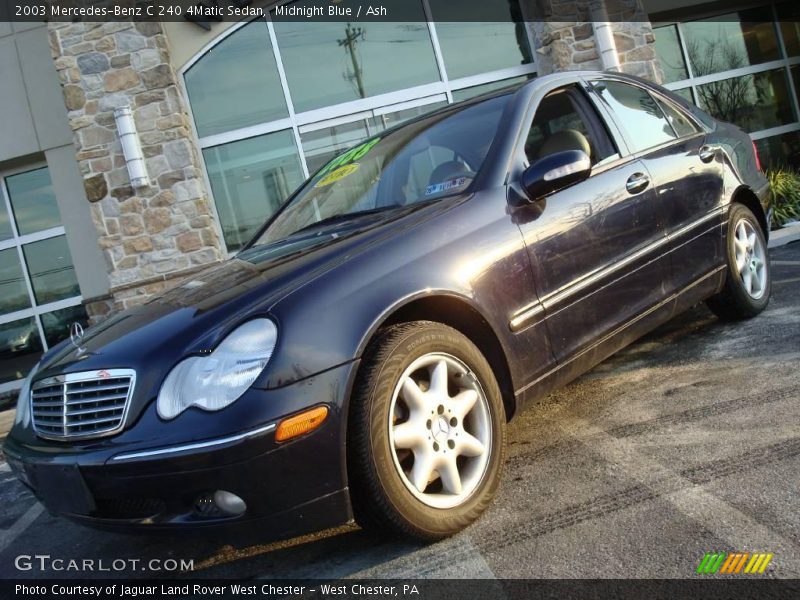Midnight Blue / Ash 2003 Mercedes-Benz C 240 4Matic Sedan