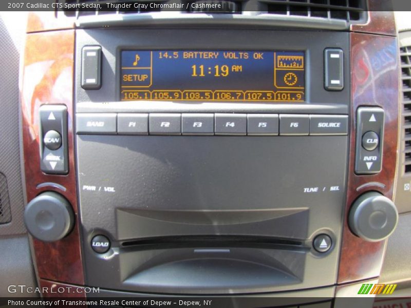 Thunder Gray Chromaflair / Cashmere 2007 Cadillac CTS Sport Sedan