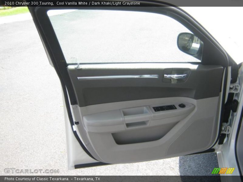 Cool Vanilla White / Dark Khaki/Light Graystone 2010 Chrysler 300 Touring