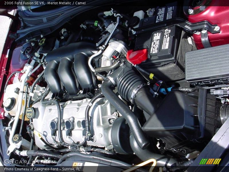 Merlot Metallic / Camel 2006 Ford Fusion SE V6