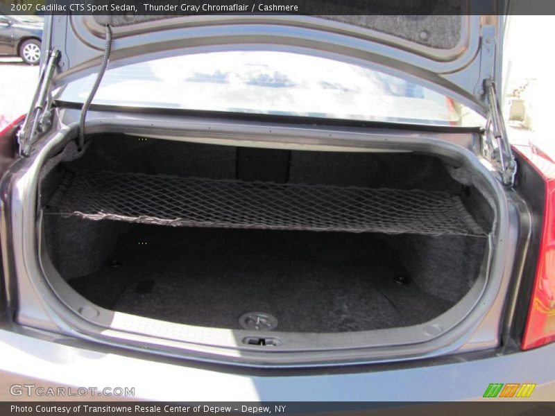 Thunder Gray Chromaflair / Cashmere 2007 Cadillac CTS Sport Sedan
