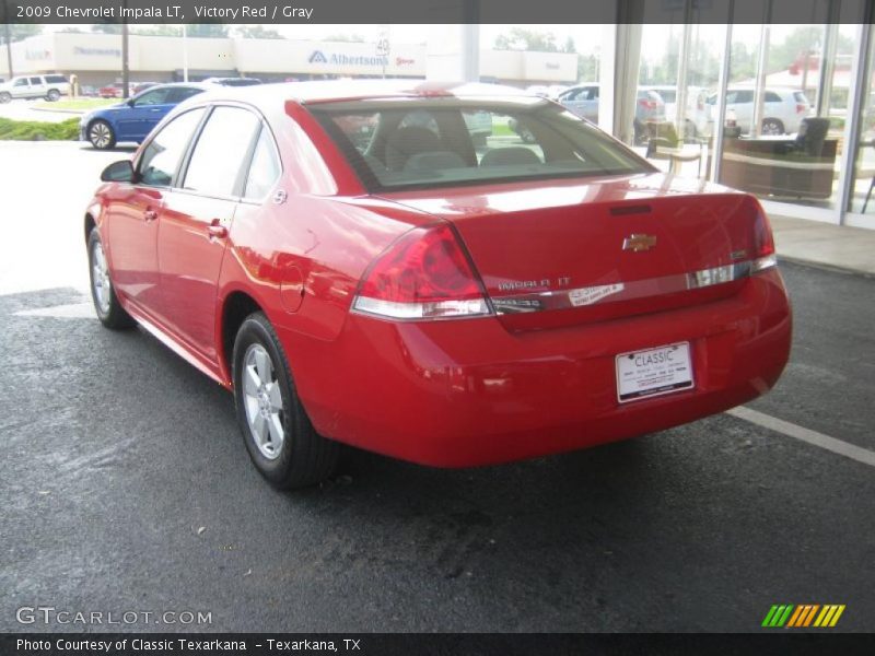 Victory Red / Gray 2009 Chevrolet Impala LT