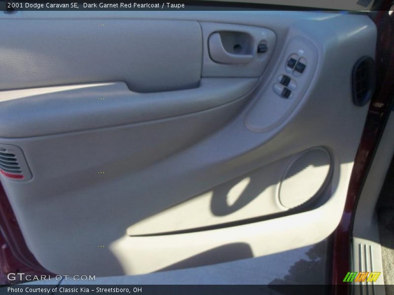 Dark Garnet Red Pearlcoat / Taupe 2001 Dodge Caravan SE