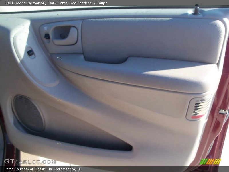 Dark Garnet Red Pearlcoat / Taupe 2001 Dodge Caravan SE