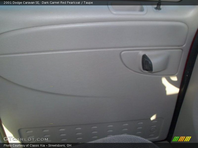 Dark Garnet Red Pearlcoat / Taupe 2001 Dodge Caravan SE
