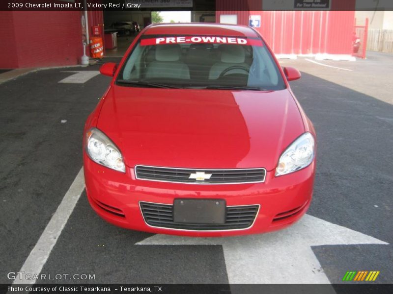 Victory Red / Gray 2009 Chevrolet Impala LT