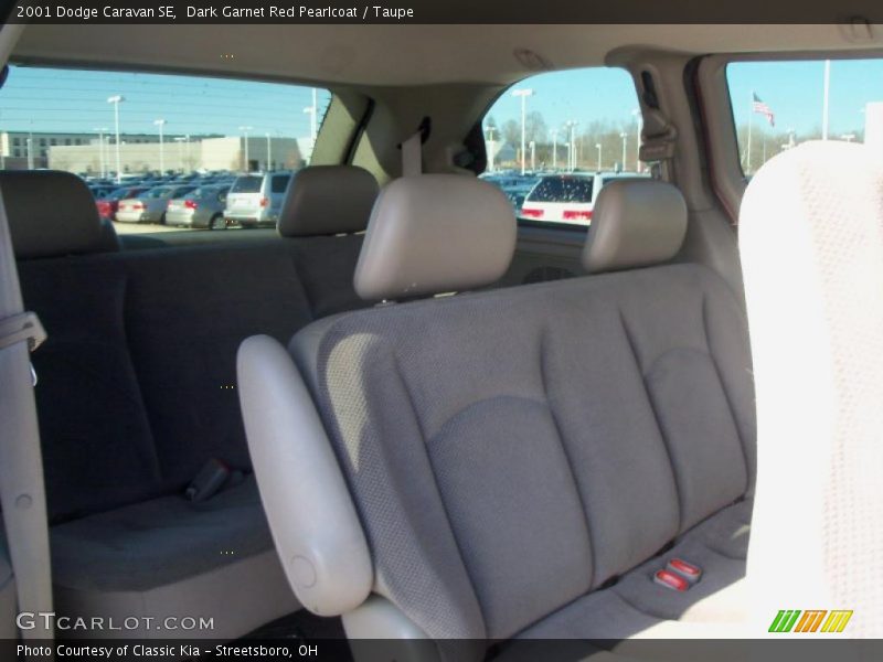 Dark Garnet Red Pearlcoat / Taupe 2001 Dodge Caravan SE