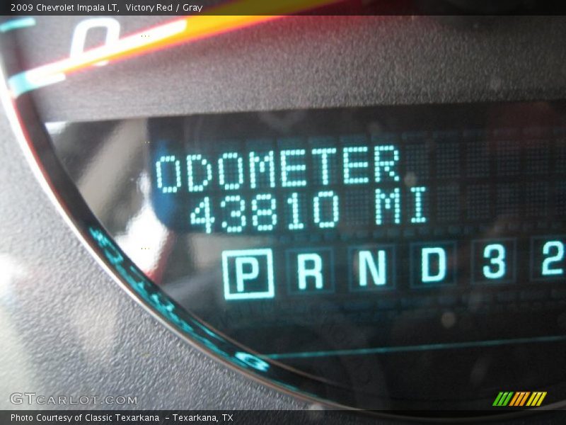 Victory Red / Gray 2009 Chevrolet Impala LT