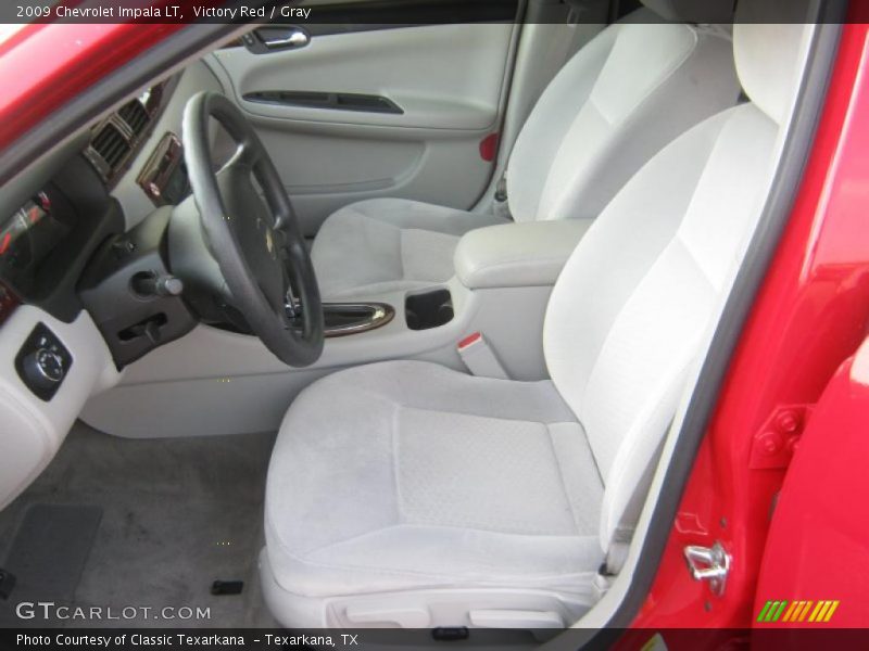 Victory Red / Gray 2009 Chevrolet Impala LT