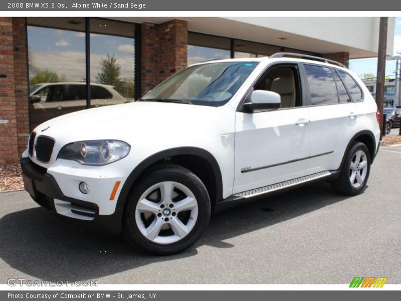 Alpine White / Sand Beige 2008 BMW X5 3.0si