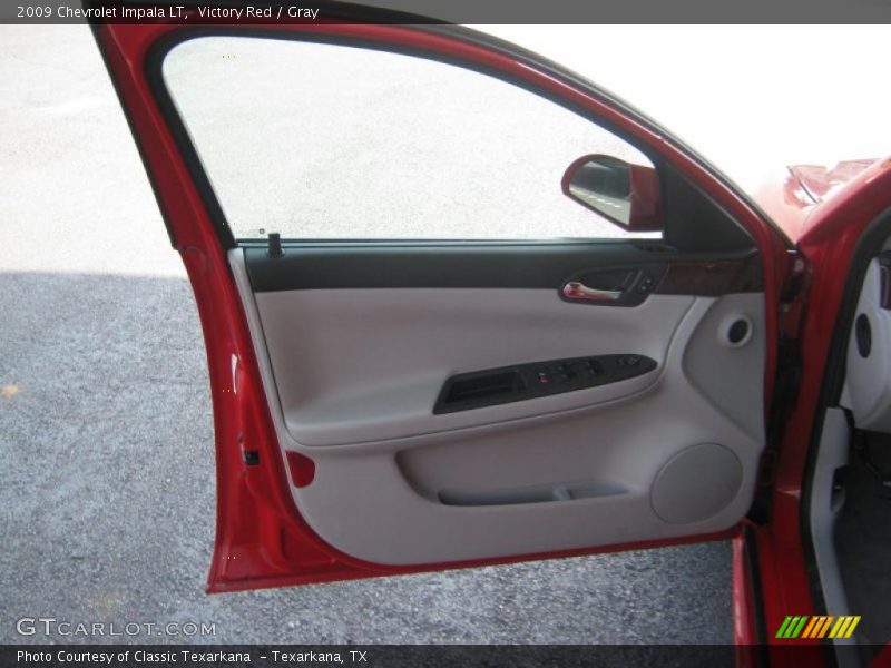 Victory Red / Gray 2009 Chevrolet Impala LT