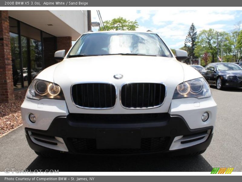 Alpine White / Sand Beige 2008 BMW X5 3.0si