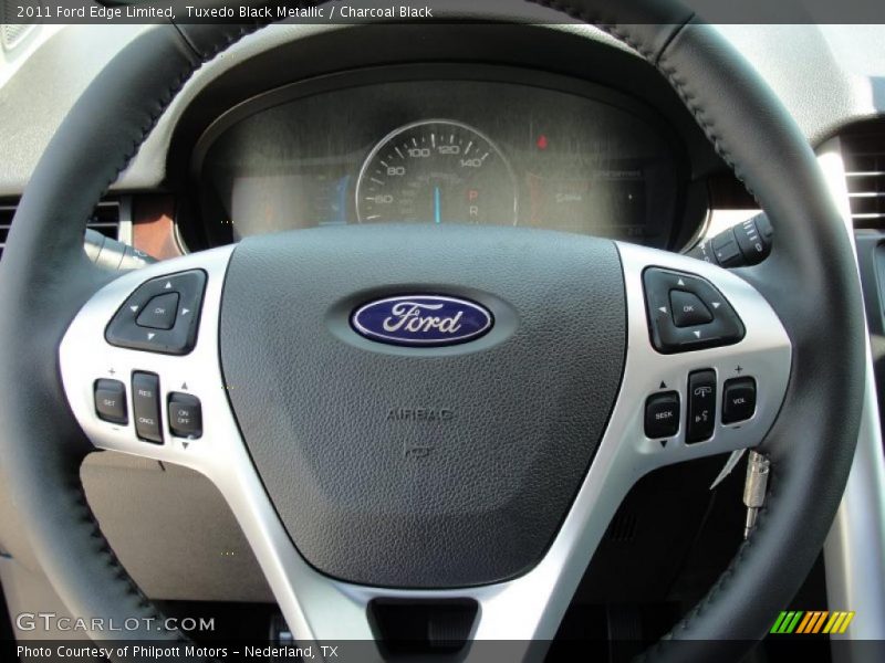 Tuxedo Black Metallic / Charcoal Black 2011 Ford Edge Limited