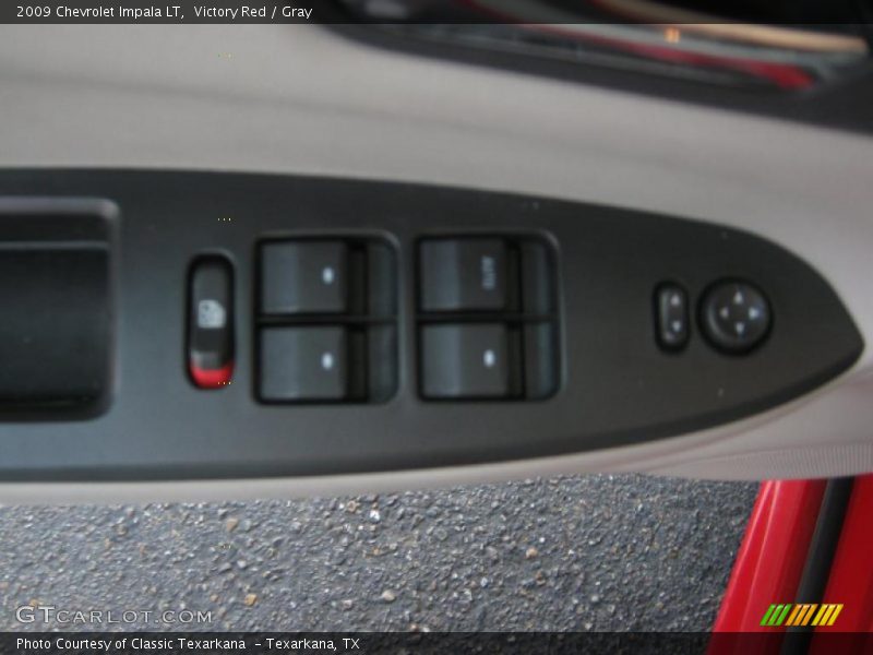 Victory Red / Gray 2009 Chevrolet Impala LT