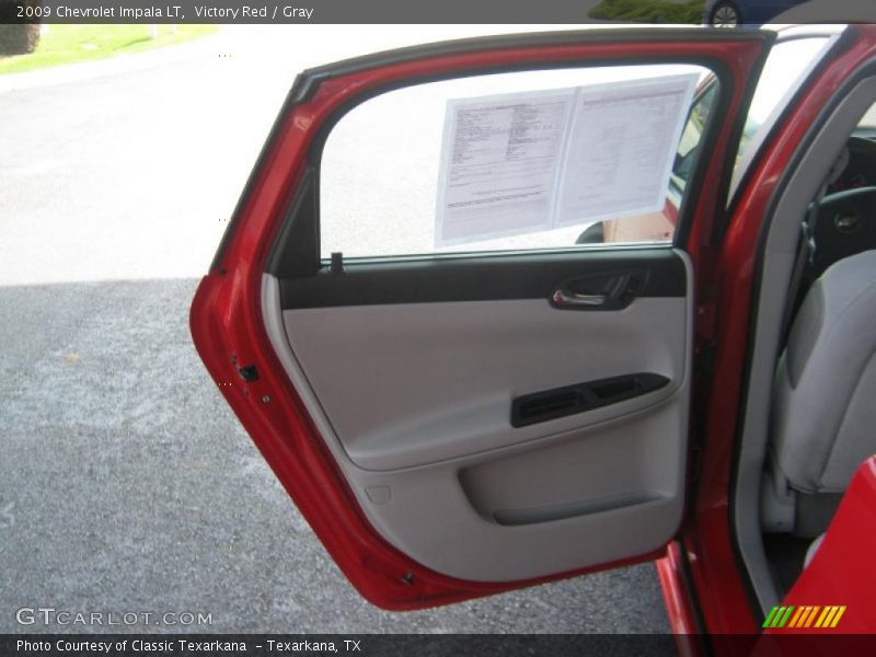 Victory Red / Gray 2009 Chevrolet Impala LT