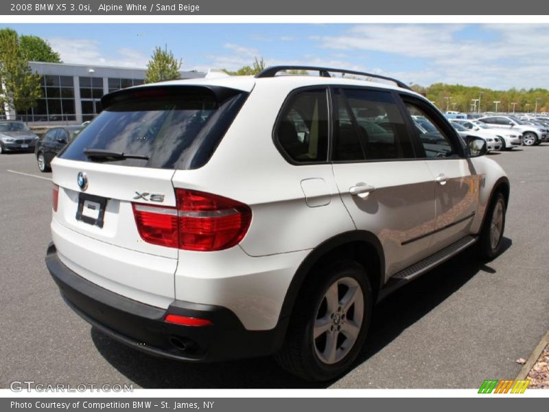 Alpine White / Sand Beige 2008 BMW X5 3.0si