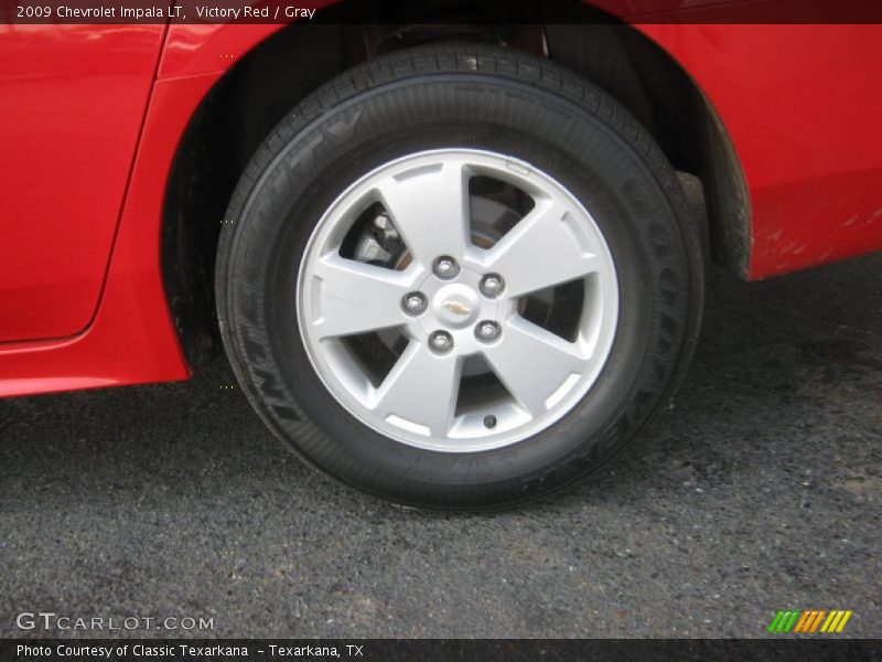 Victory Red / Gray 2009 Chevrolet Impala LT