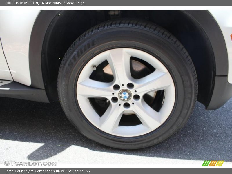 Alpine White / Sand Beige 2008 BMW X5 3.0si