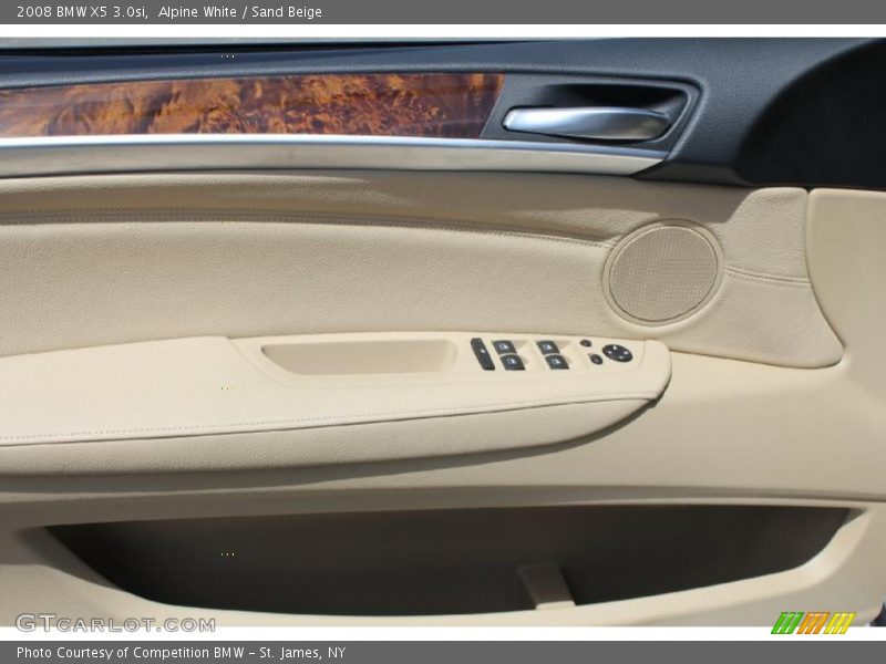 Alpine White / Sand Beige 2008 BMW X5 3.0si