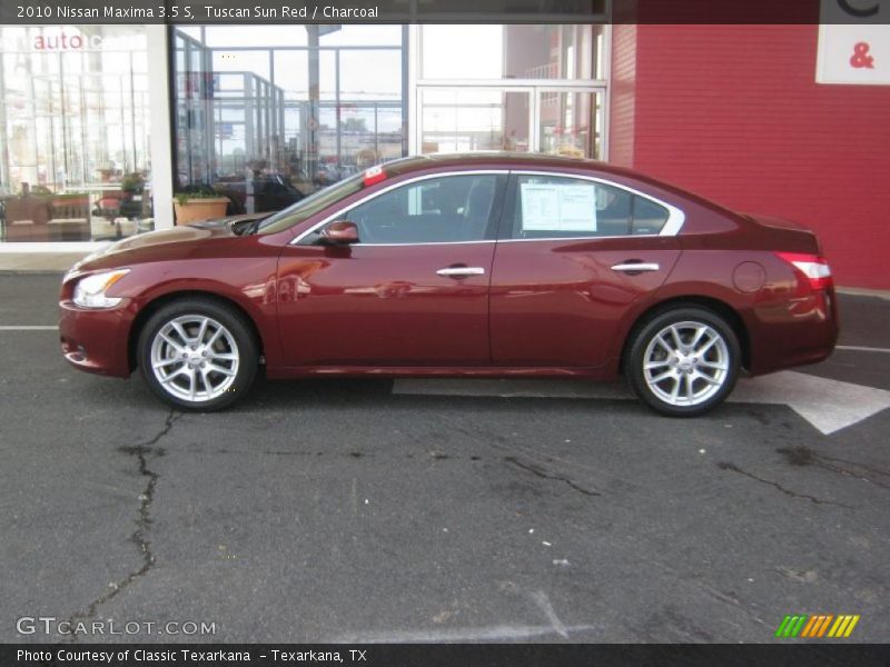 Tuscan Sun Red / Charcoal 2010 Nissan Maxima 3.5 S