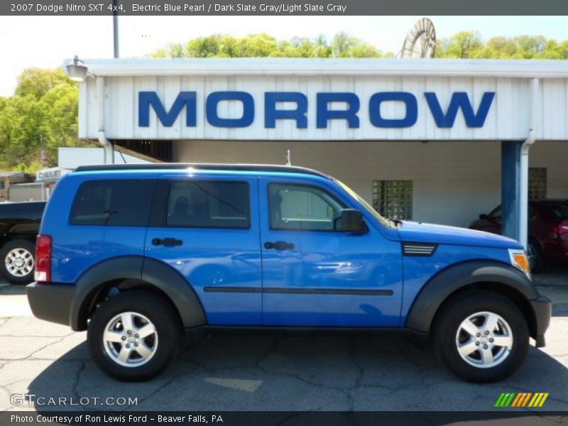 Electric Blue Pearl / Dark Slate Gray/Light Slate Gray 2007 Dodge Nitro SXT 4x4