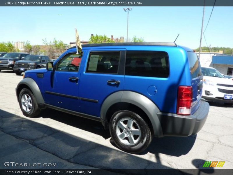 Electric Blue Pearl / Dark Slate Gray/Light Slate Gray 2007 Dodge Nitro SXT 4x4