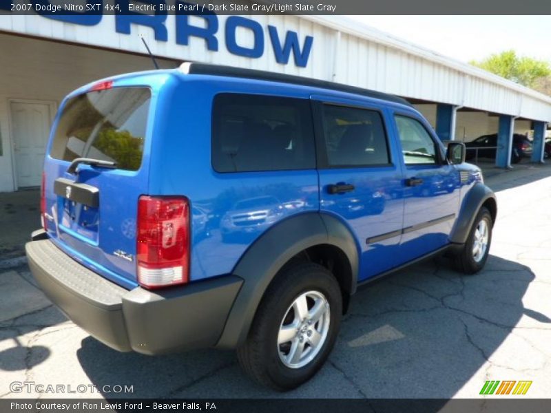 Electric Blue Pearl / Dark Slate Gray/Light Slate Gray 2007 Dodge Nitro SXT 4x4