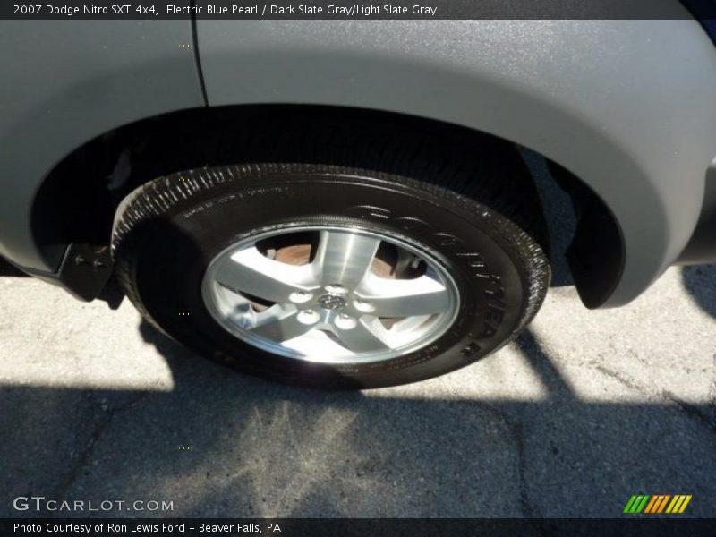 Electric Blue Pearl / Dark Slate Gray/Light Slate Gray 2007 Dodge Nitro SXT 4x4