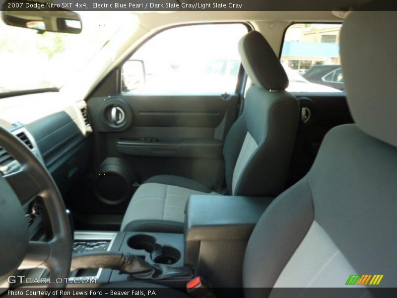 Electric Blue Pearl / Dark Slate Gray/Light Slate Gray 2007 Dodge Nitro SXT 4x4