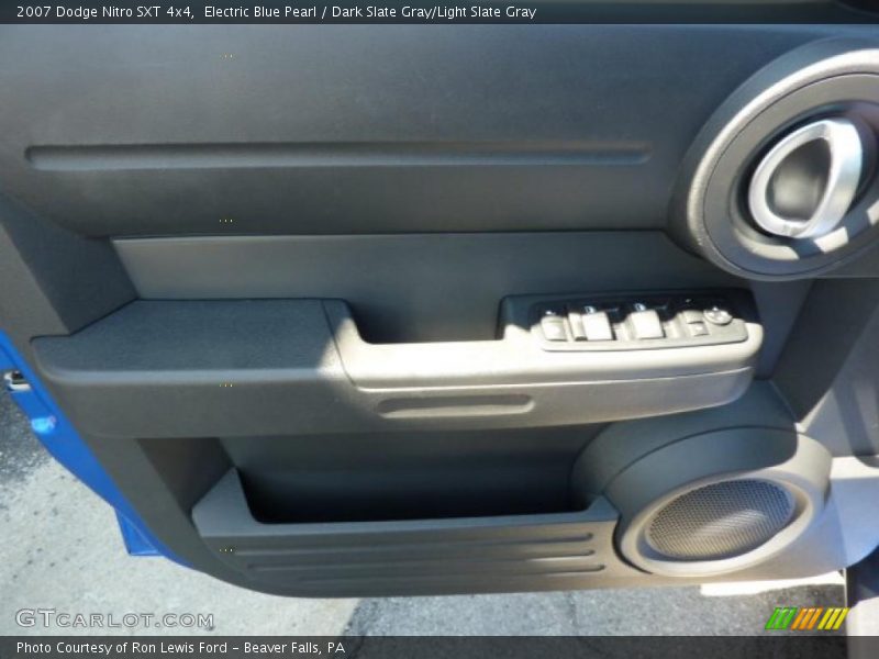 Electric Blue Pearl / Dark Slate Gray/Light Slate Gray 2007 Dodge Nitro SXT 4x4