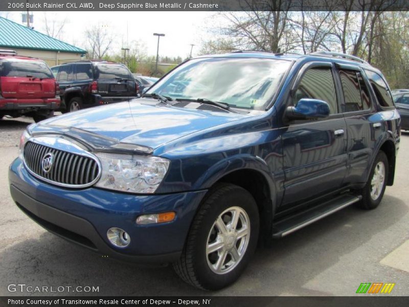 Deep Sapphire Blue Metallic / Cashmere 2006 Buick Rainier CXL AWD